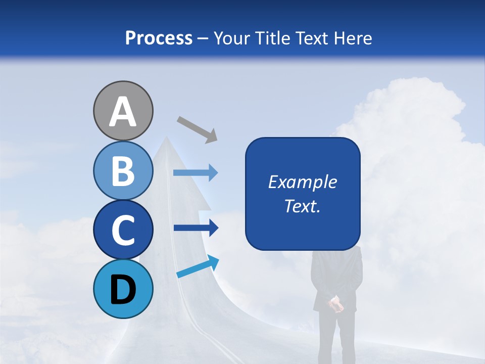Away Trip Street PowerPoint Template