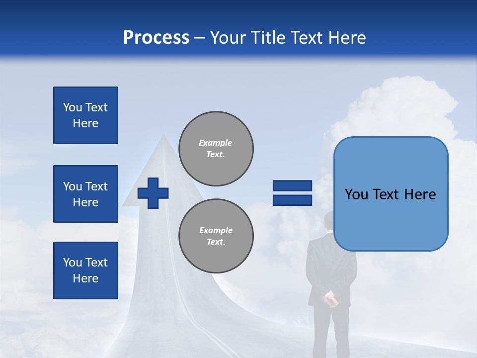 Away Trip Street PowerPoint Template