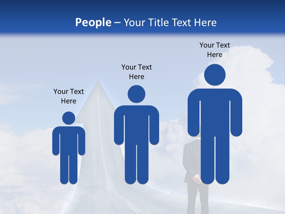 Away Trip Street PowerPoint Template