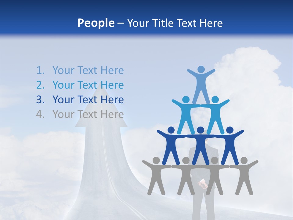 Away Trip Street PowerPoint Template