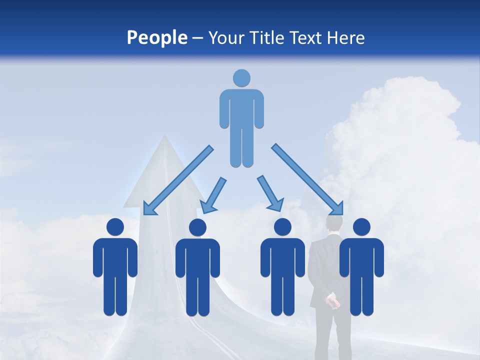 Away Trip Street PowerPoint Template