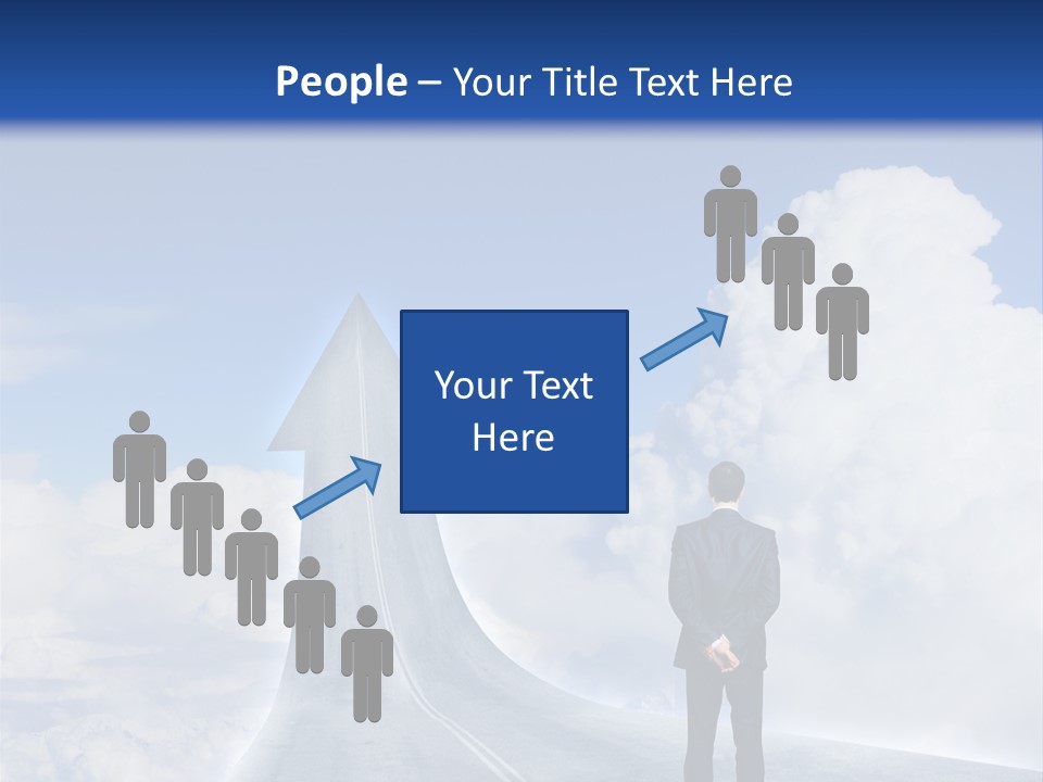 Away Trip Street PowerPoint Template