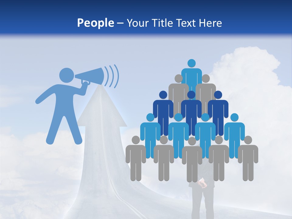 Away Trip Street PowerPoint Template