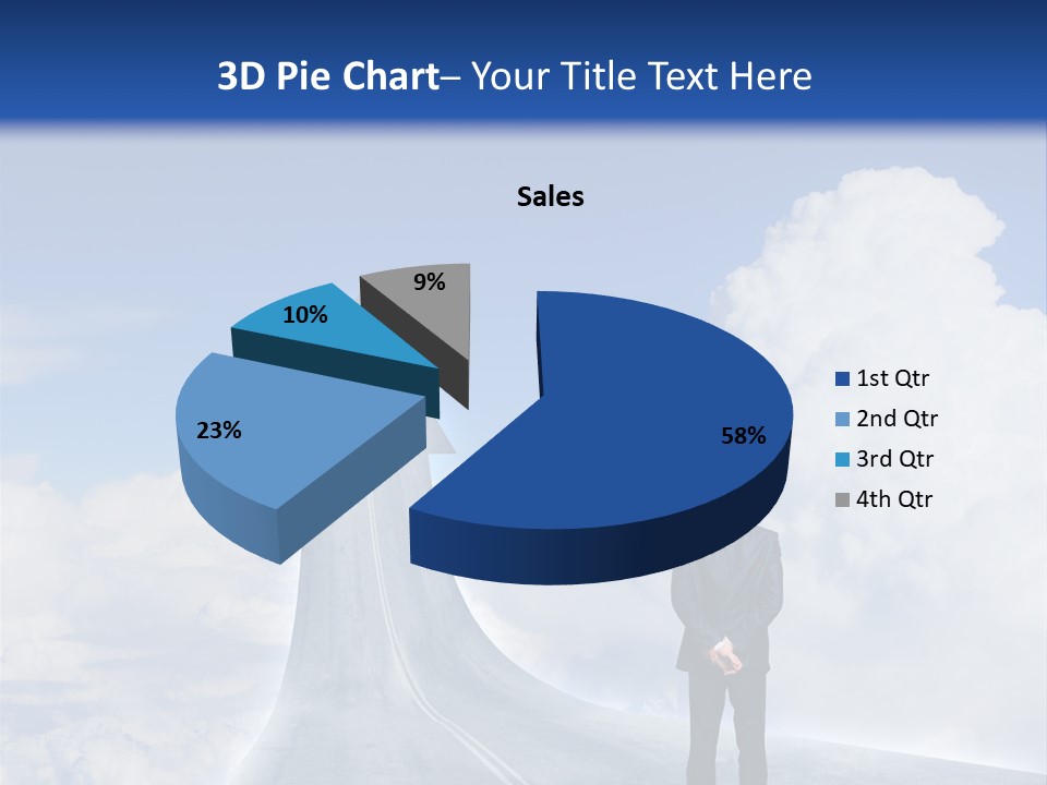 Away Trip Street PowerPoint Template