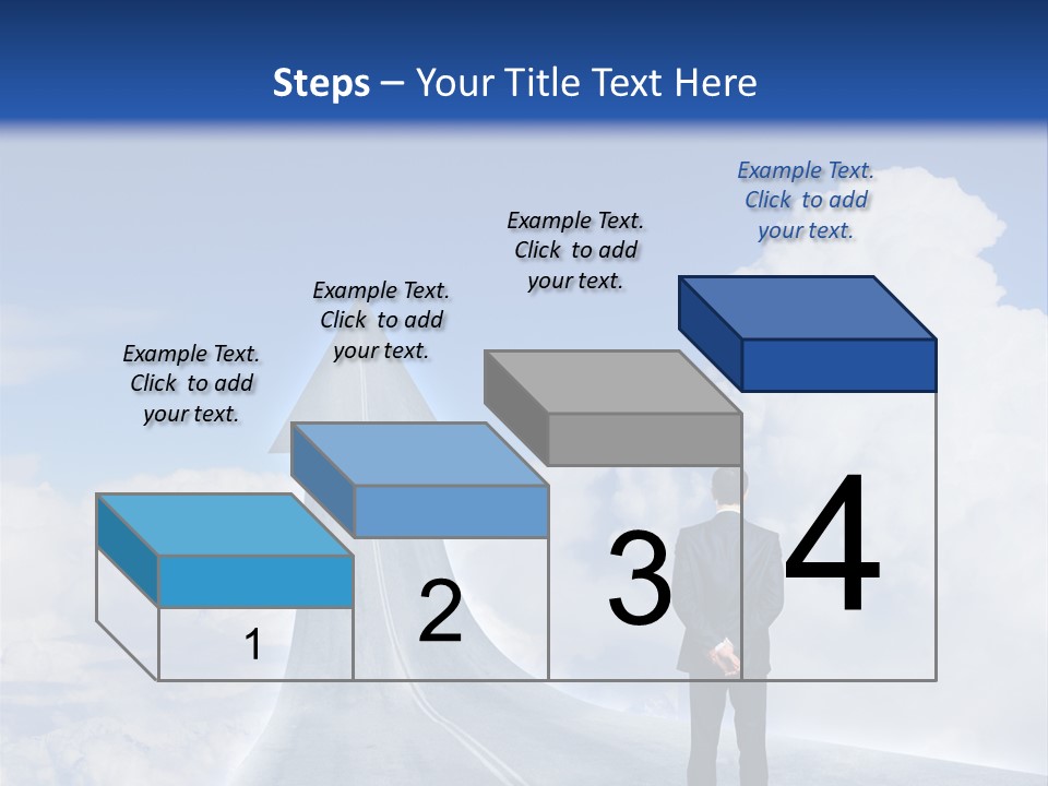 Away Trip Street PowerPoint Template