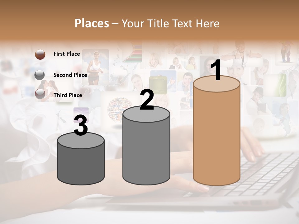 Group Push Connection PowerPoint Template