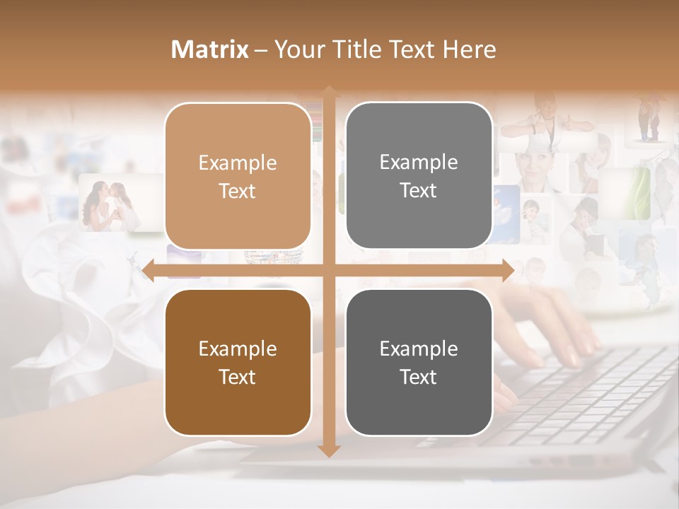 Group Push Connection PowerPoint Template