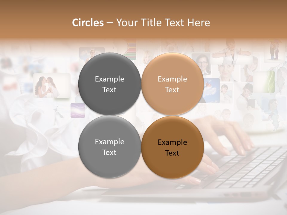 Group Push Connection PowerPoint Template