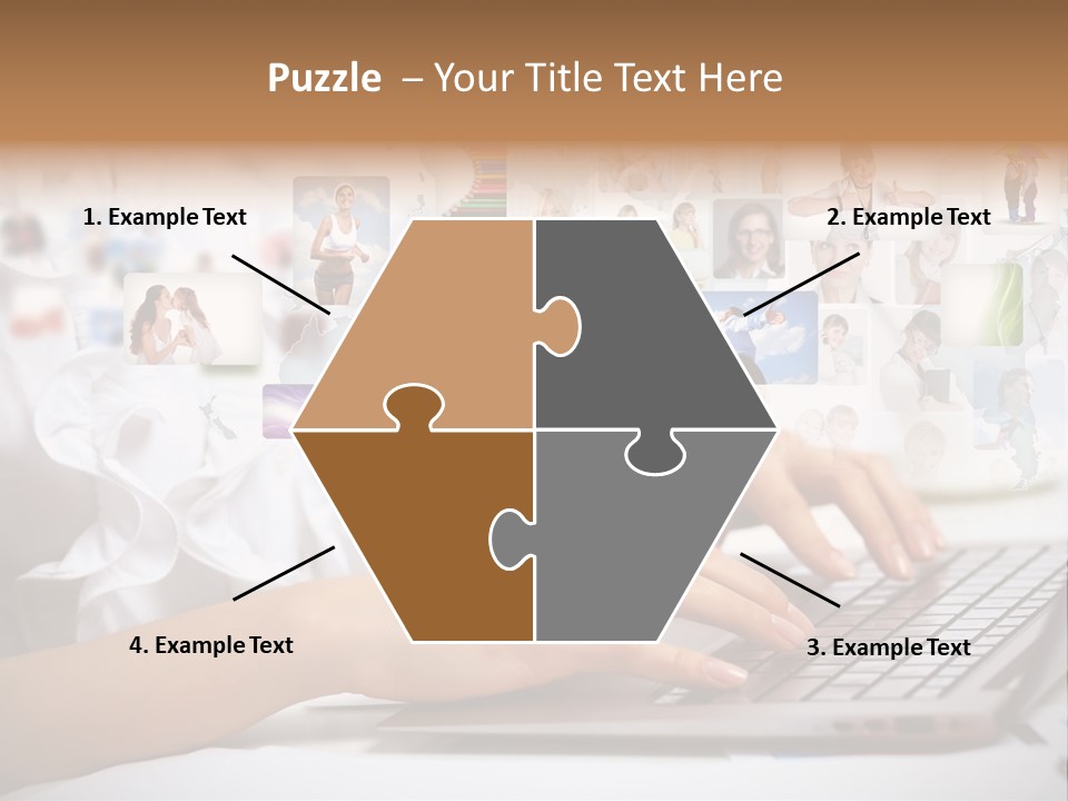 Group Push Connection PowerPoint Template