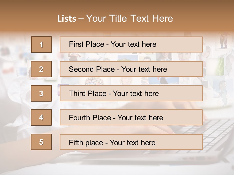 Group Push Connection PowerPoint Template