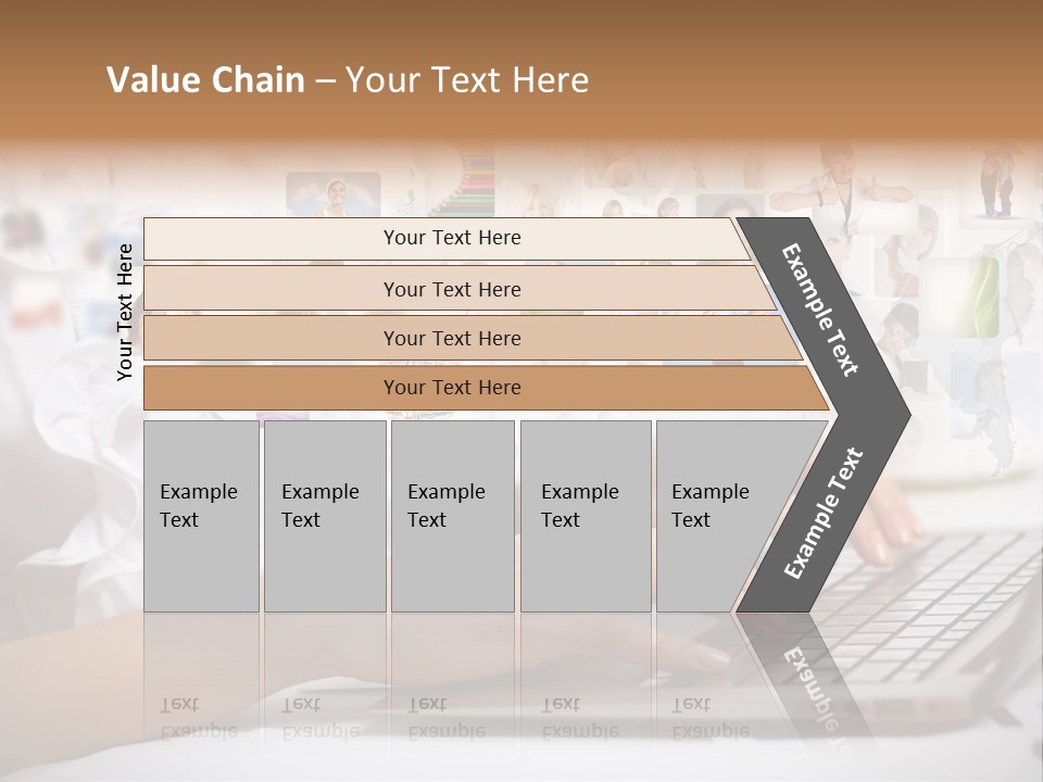Group Push Connection PowerPoint Template