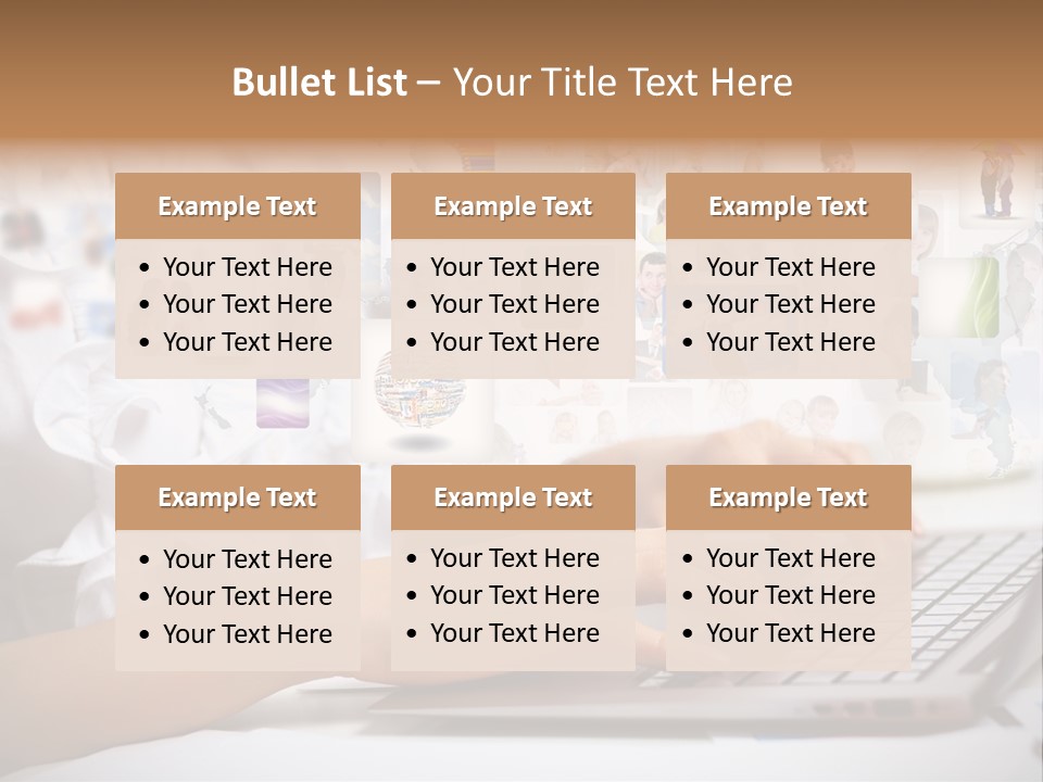 Group Push Connection PowerPoint Template