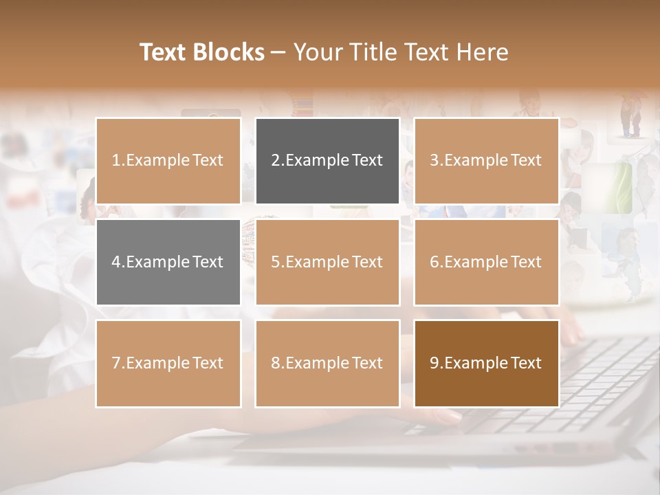 Group Push Connection PowerPoint Template