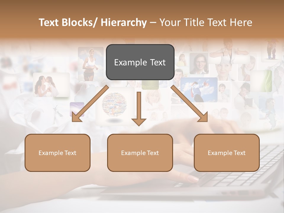 Group Push Connection PowerPoint Template