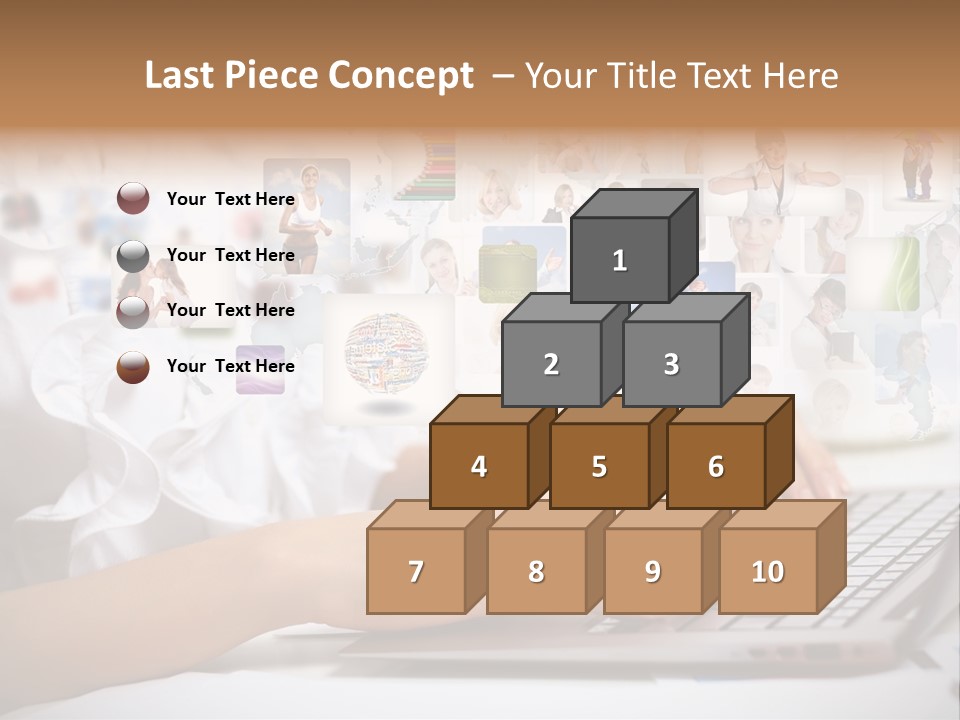 Group Push Connection PowerPoint Template