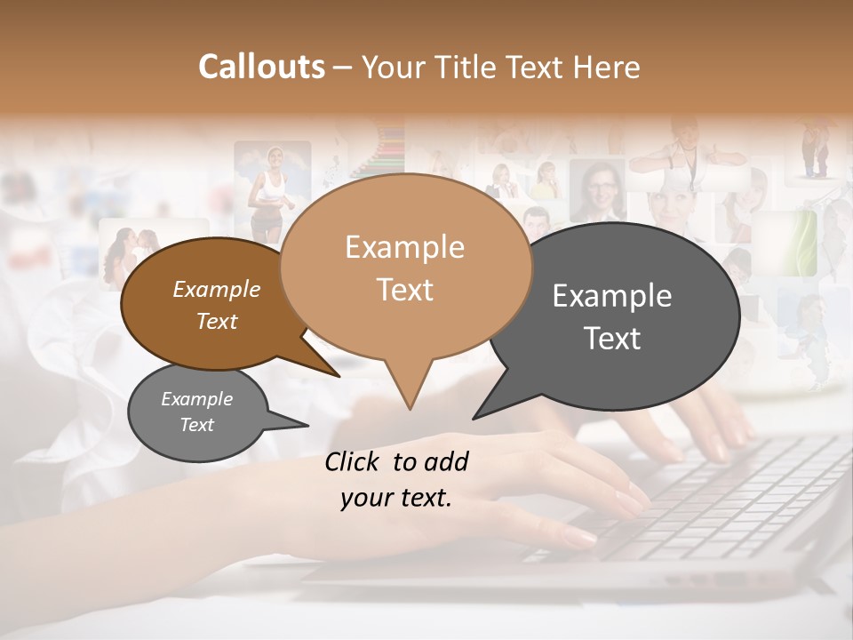 Group Push Connection PowerPoint Template