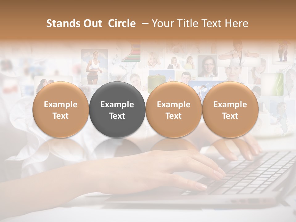 Group Push Connection PowerPoint Template