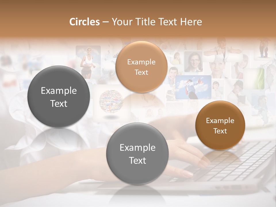 Group Push Connection PowerPoint Template