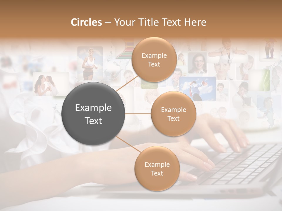 Group Push Connection PowerPoint Template