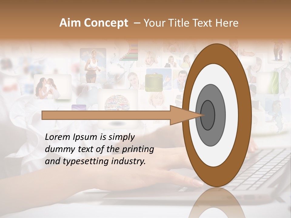 Group Push Connection PowerPoint Template