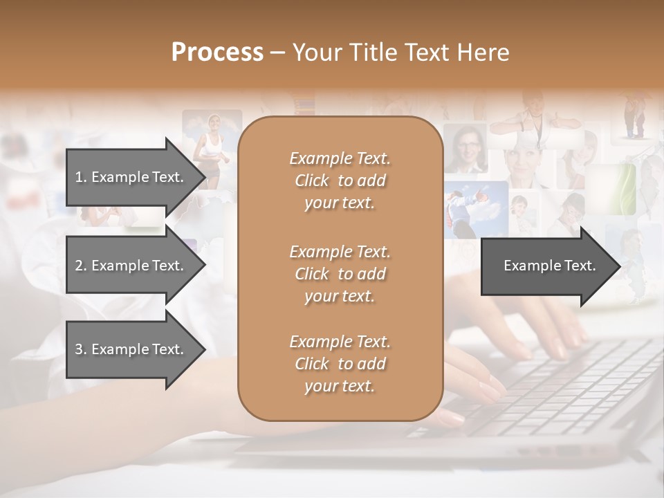 Group Push Connection PowerPoint Template