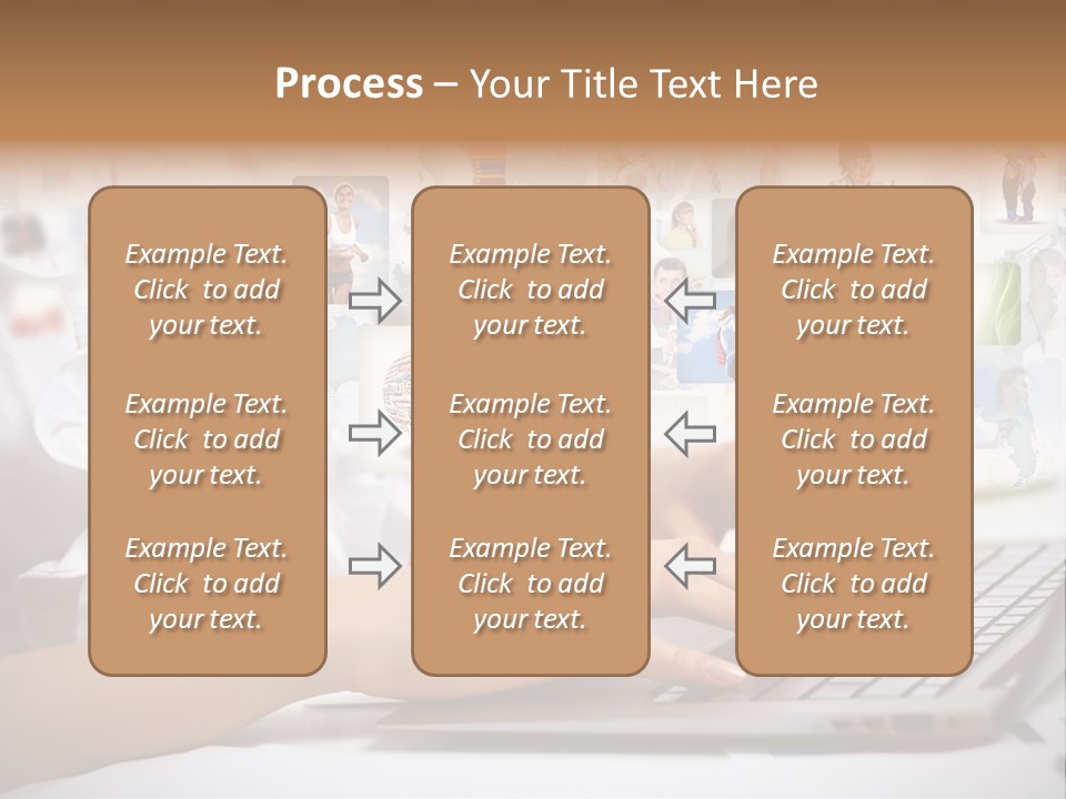 Group Push Connection PowerPoint Template