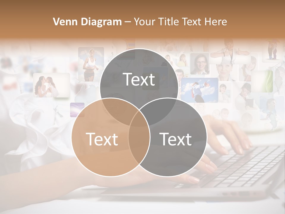 Group Push Connection PowerPoint Template
