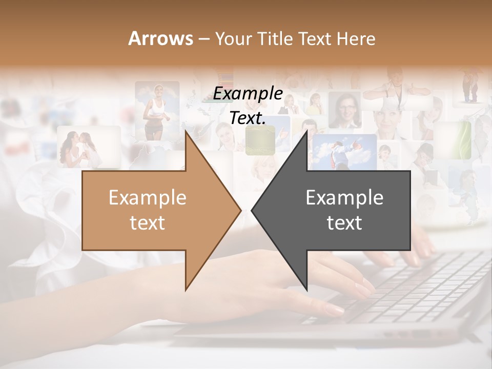 Group Push Connection PowerPoint Template