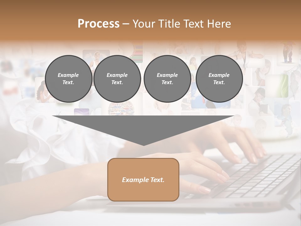 Group Push Connection PowerPoint Template