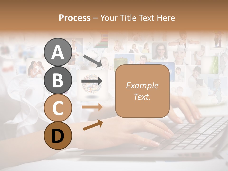 Group Push Connection PowerPoint Template