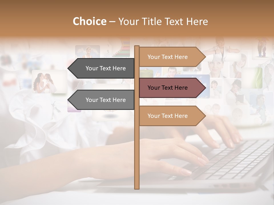 Group Push Connection PowerPoint Template