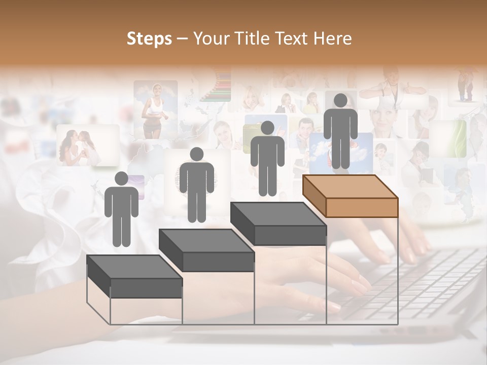 Group Push Connection PowerPoint Template