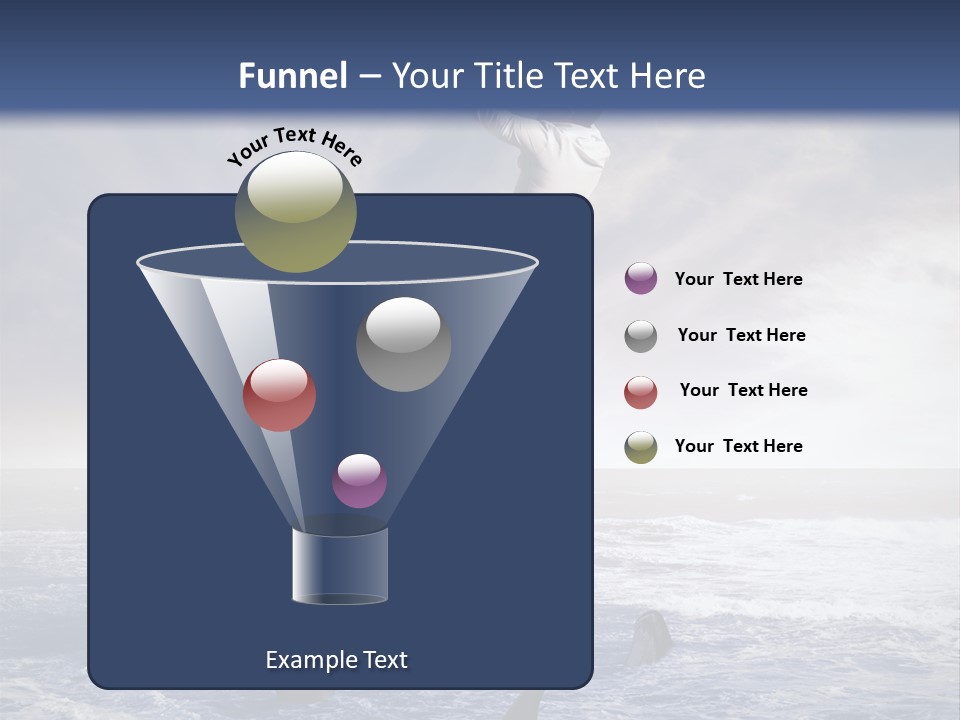 Risk Caucasian Shark PowerPoint Template