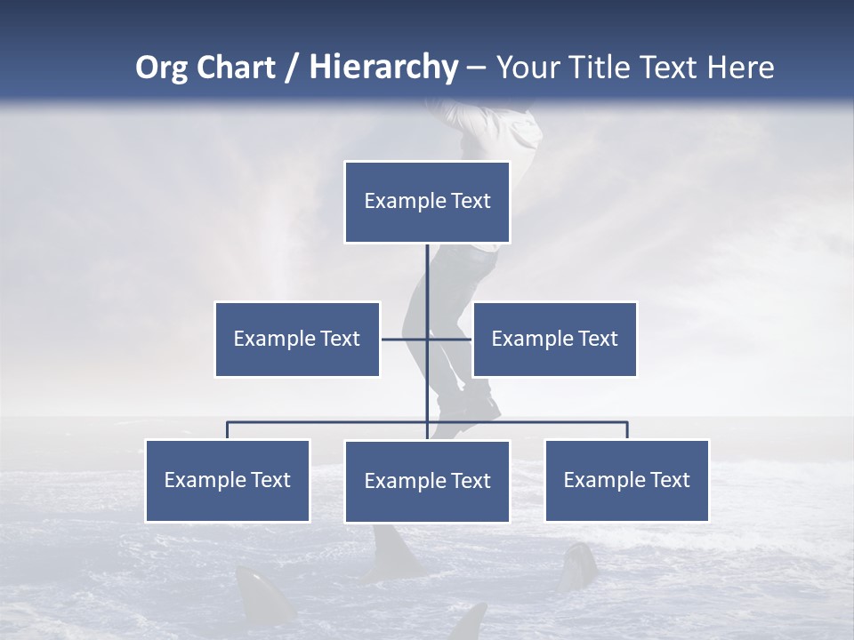 Risk Caucasian Shark PowerPoint Template
