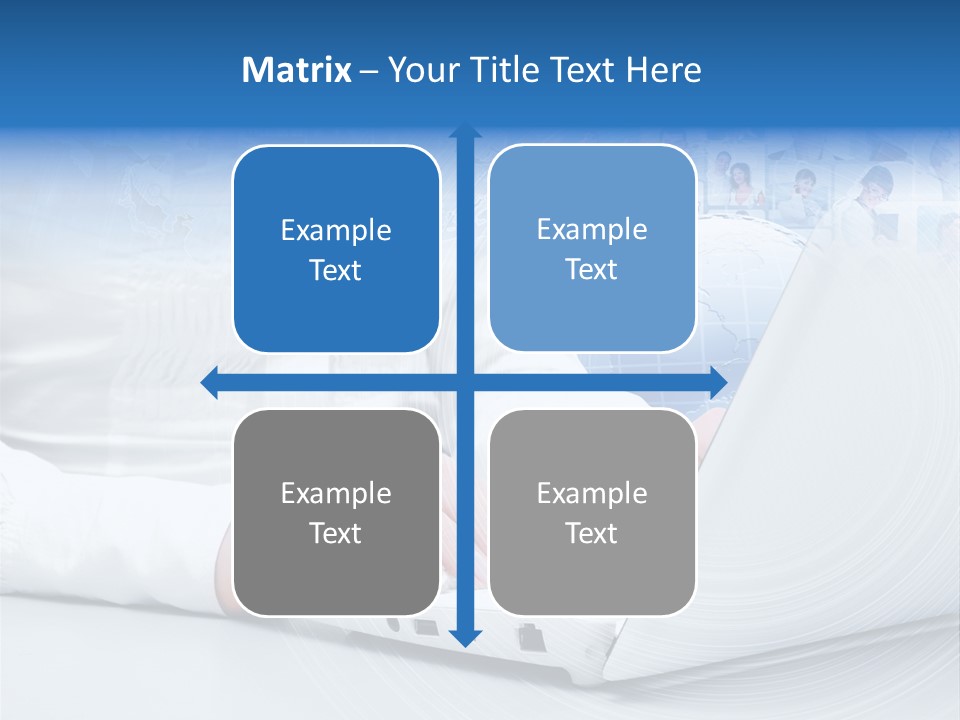 Circle Community Person PowerPoint Template