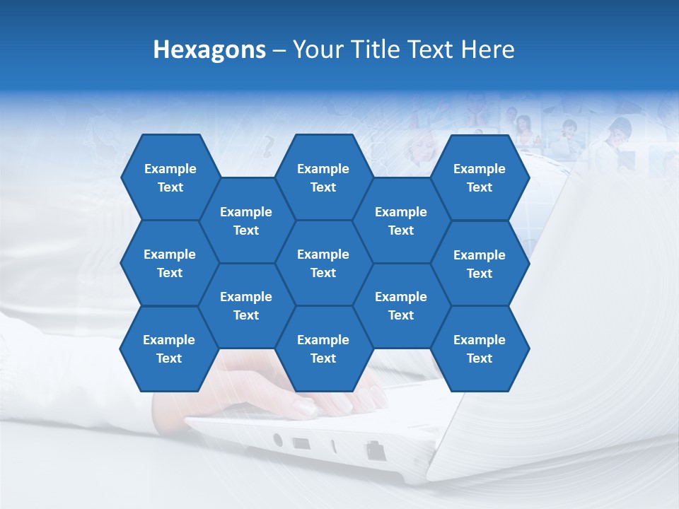Circle Community Person PowerPoint Template