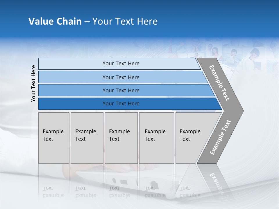 Circle Community Person PowerPoint Template