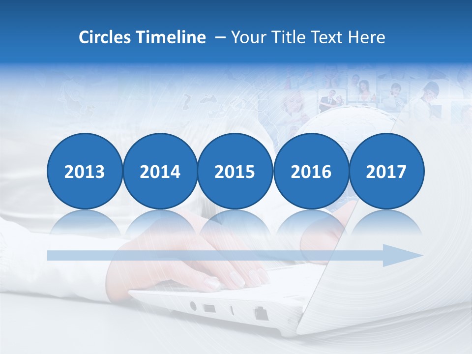 Circle Community Person PowerPoint Template