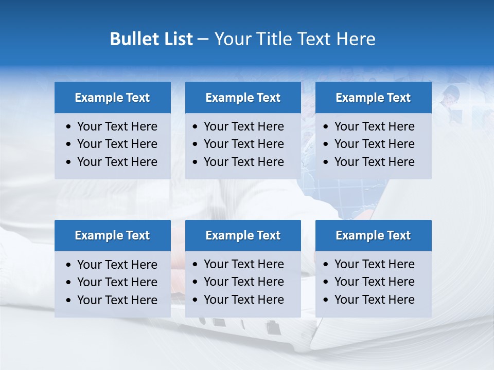 Circle Community Person PowerPoint Template