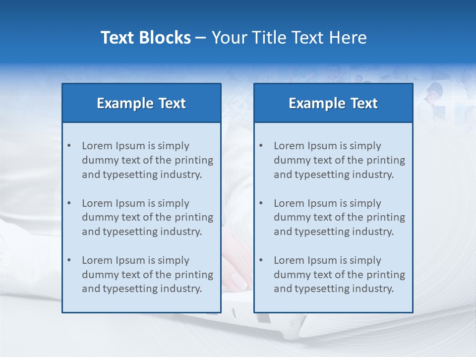 Circle Community Person PowerPoint Template
