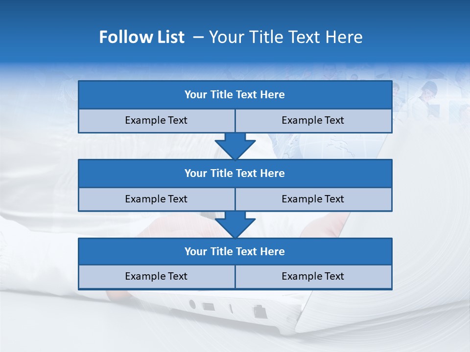 Circle Community Person PowerPoint Template
