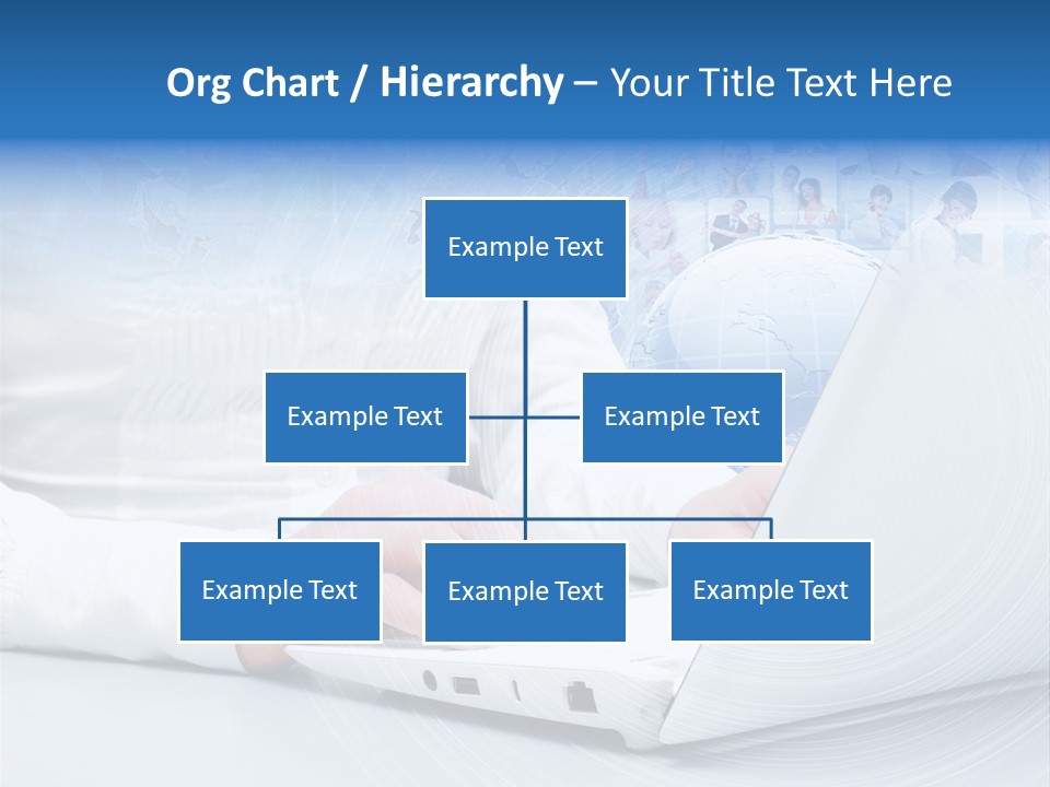 Circle Community Person PowerPoint Template
