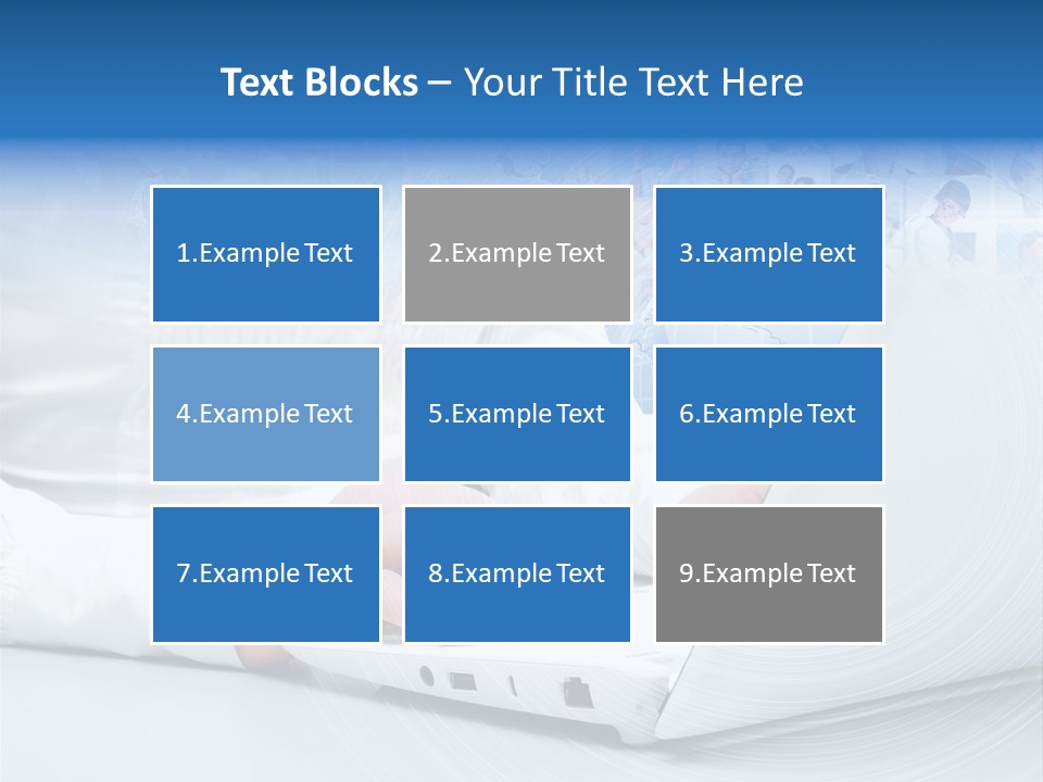 Circle Community Person PowerPoint Template