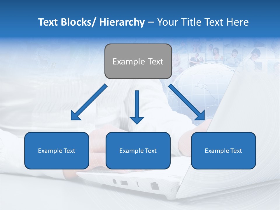 Circle Community Person PowerPoint Template