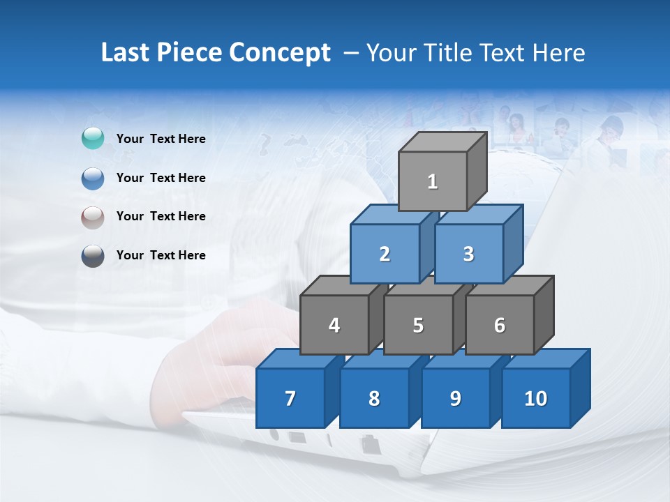 Circle Community Person PowerPoint Template