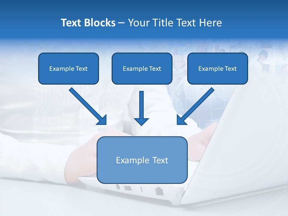 Circle Community Person PowerPoint Template