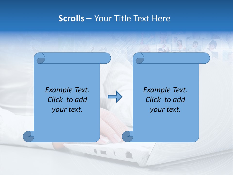 Circle Community Person PowerPoint Template