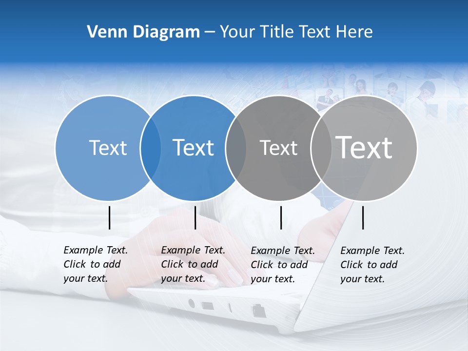 Circle Community Person PowerPoint Template