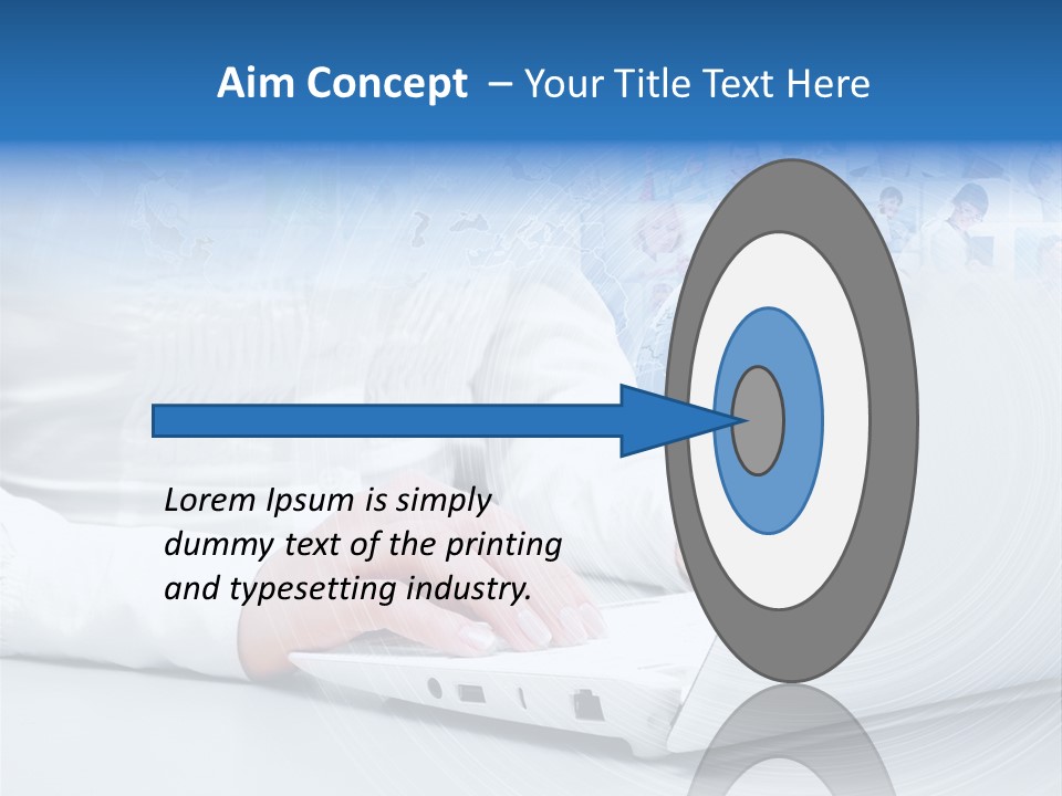 Circle Community Person PowerPoint Template