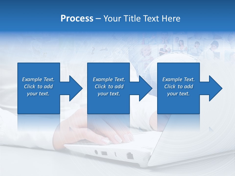 Circle Community Person PowerPoint Template